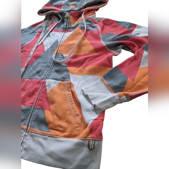 ARITZIA TNA thick full zip hoodie graphic pattern size small - Picture 2 of 8